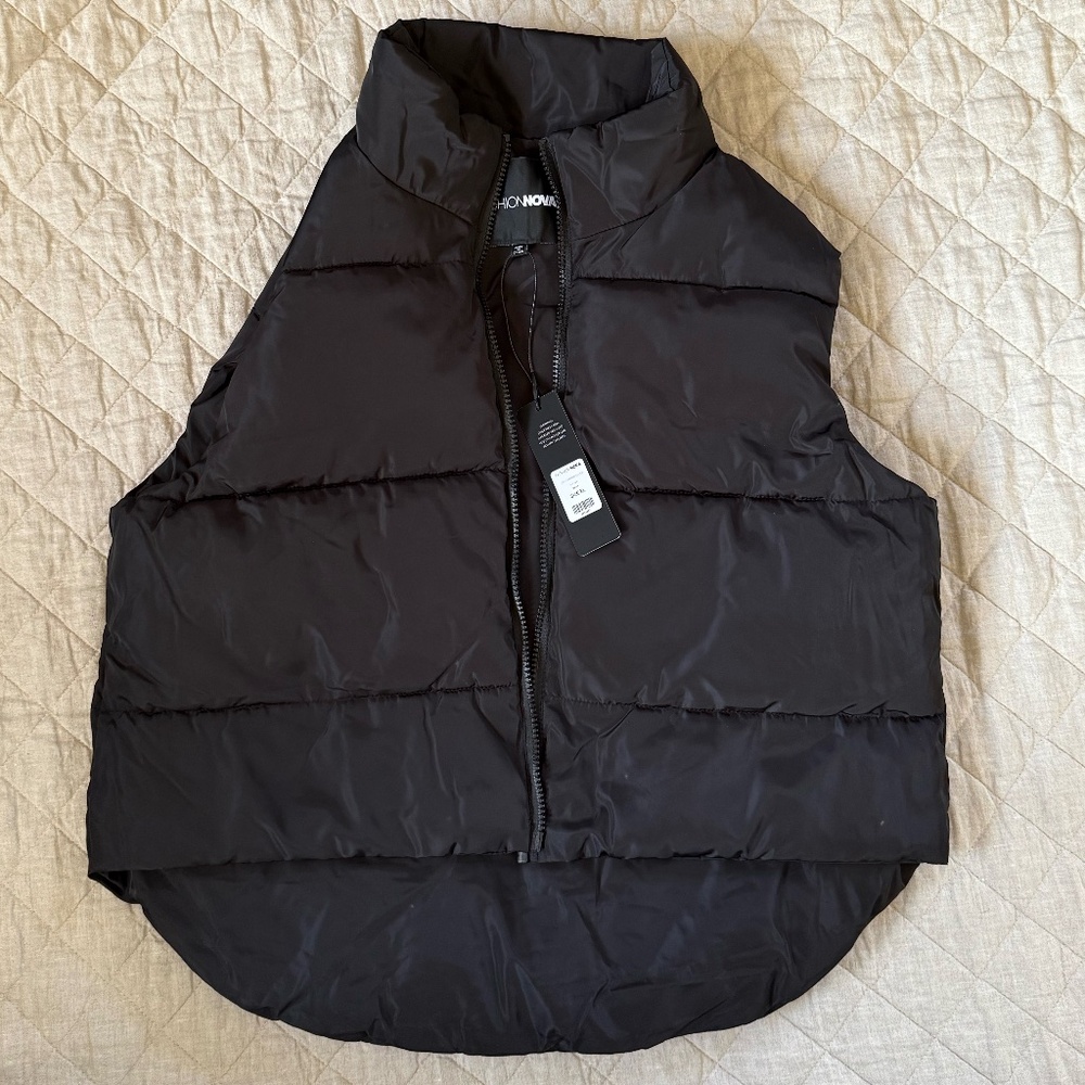 Black Puffer Vest